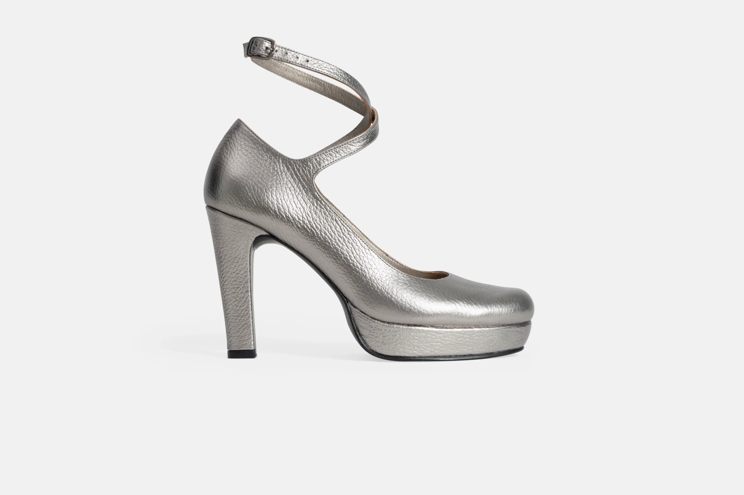 Zapato PL-29 PLATA QUEMADA